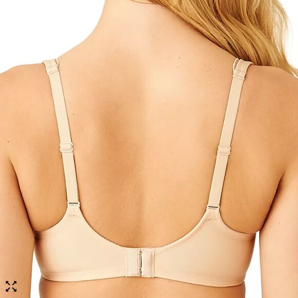 Wacoal High Standards Underwire Bra Full Coverage Sand Nude Size 42C - Picture 5 of 9